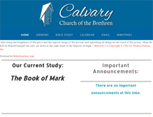 Tablet Screenshot of calvarycob.org